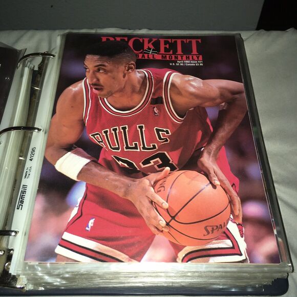 NBA Beckett 33 Basketball NBA Magazine Massive Vintage Lot Most In Good Shape - Picture 4 of 15